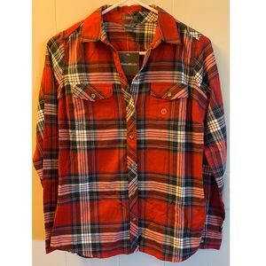 Eddie Bauer plaid flannel